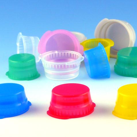 Globe Scientific Inc Snap Cap with Single Thumb Tab 113141R - 1000.0 Each