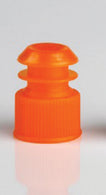 Globe Scientific Inc Flanged Plug Test Tube Caps - DLS118127N