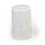 Globe Scientific Diamond Culture Tube Cap for 13mm Glass Culture Tubes, Polypropylene, Clear, 100 per Bag, 10 Bags / Carton - 118150C - 1000 Each