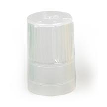 Globe Scientific Diamond Culture Tube Cap for 13mm Glass Culture Tubes, Polypropylene, Clear, 100 per Bag, 10 Bags / Carton - 118150C - 1000 Each