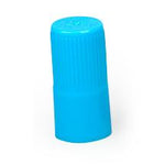 Globe Scientific Diamond Culture Tube Cap for 20mm Glass Culture Tubes, Polypropylene, Blue, 100 per Bag, 5 Bags / Carton - 118156B - 500 Each