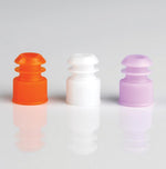 Globe Scientific Flanged Test Tube Flange Plug Cap 13 mm, Lavender - DLS118240L