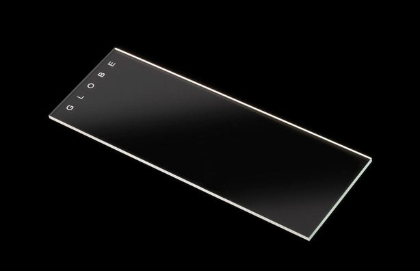 Globe Scientific Plain Glass Microscope Slide with 90° Ground Edges, 25 mm x 75 mm - 1301 - 1440 Each