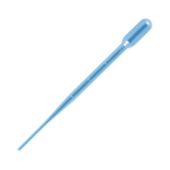 Globe Scientific Transfer Pipette, 5.0mL, Blood Bank, Graduated to 2mL, 155mm, Sterile, Individually Wrapped, 100 per Bag, 5 Bags / Case - DLS137040S01