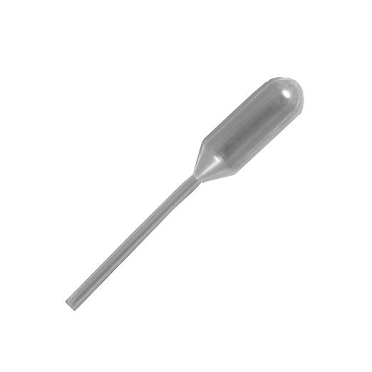 Globe Scientific Narrow-Stem General Purpose Transfer Pipette, 1.2 mL, 65 mm, 500/Dispenser Box, 10 Boxes / Case - 138040 - 5000 Each