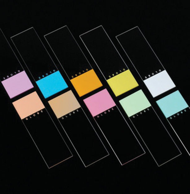 Globe Scientific Inc Diamond Color Coded Microscope Slides 1380-50B - 1440.0 Each