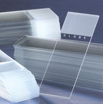 Globe Scientific White Glass Microscope Slide, Clipped Corners and Beveled Edges, 1 End, 2 Side, Frosted - 1384-30 - 1440 Each