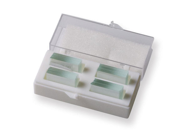 Globe Scientific White Glass Microscope Cover Glass with No. 1 Thickness, 24 mm x 32 mm - 1408-10 - 1040 Each