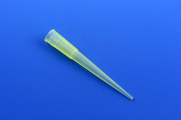 Globe Scientific Pipette Tip, 1 to 200 uL, Universal, Yellow Racked, 200/Rack, 5 Racks / Stack - DLS152143R
