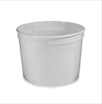 GLOBE SCIENTIFIC Heavy-Duty Polyethylene Multipurpose Container with Snap Lid, 190 oz. - 270190 - 20 Each