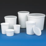 GLOBE SCIENTIFIC INC Multipurpose HDPE Containers with Snap Lids 271016W 100 Each - MDL-DLS271016W