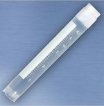 Globe Scientific External Cryo Self-Standing Cryogenic Vial with Extended Thread, Round Bottom, 5 mL - 3015 - 500 Each