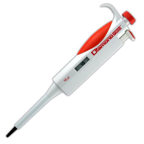 Globe Scientific Inc Fixed Volume Diamond Pro Pipettors 3312-10 1.0 Each-MDL-DLS331210