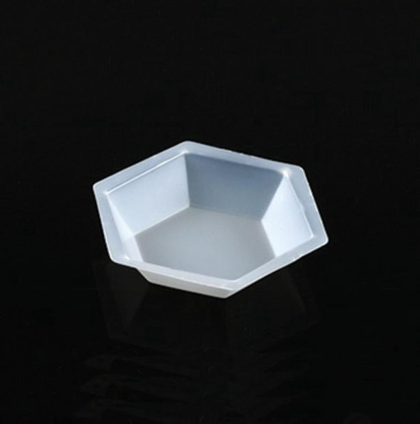 Globe Scientific Inc Plastic Hexagonal Weighing Dishes 3615 - 500.0 Each