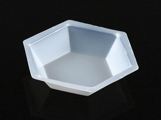 Globe Scientific Inc Plastic Hexagonal Weighing Dishes 3616 - 500.0 Each