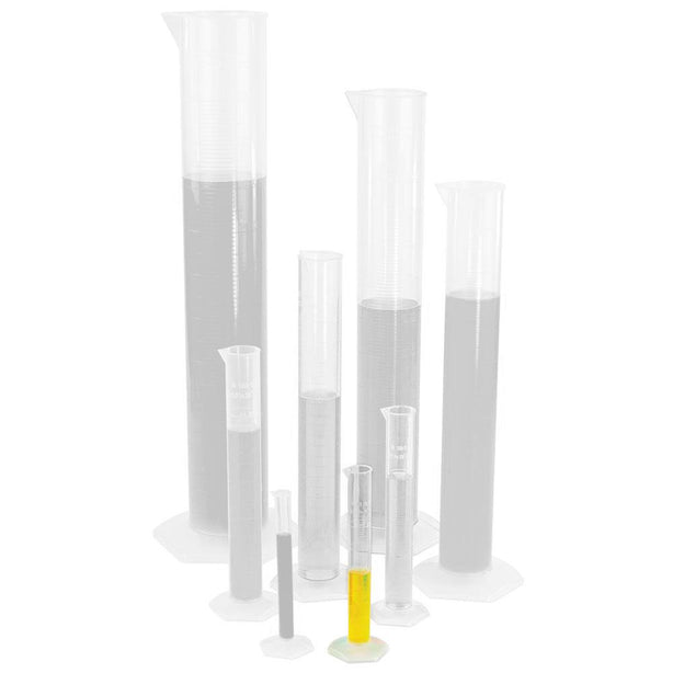 Globe Scientific Inc Diamond Graduated Measuring Cylinders 3703-25 - 1.0 Each