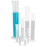 Globe Scientific Diamond Essentials Graduated Measuring Cylinder, Polymethylpentene, Class B, 2000mL - 3703-2M - 1 Each