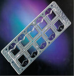 Globe Scientific Chamber Quick-Read Urinalysis Slide with Premeasured Circles - 3805 - 100 Each