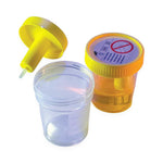 Globe Scientific Inc Urine Collection Cups with Integrated Transfer Device 3856L - 300.0 Each