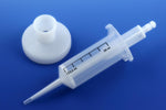 Globe Scientific Syringe for Repeater Pipettors Nonsterile Dispenser Tip with 4 Adapter, 25 mL - 3908 - 100 Each