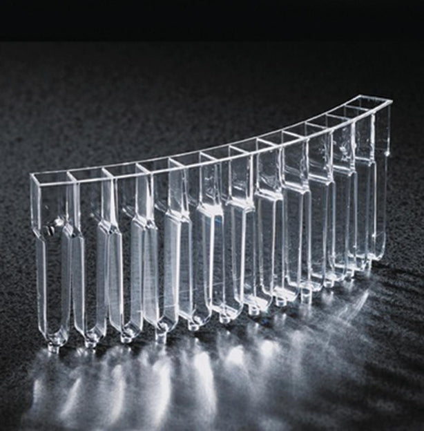 Globe Scientific 5121 Cuvette for Cobas Mira, Mira S, Mira Plus and Horiba ABX Mira Plus Analyzers, Individually Wrapped, 50 per Box - MDL-DLS5121 - 300 Each