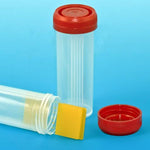 Globe Scientific with Screwcap Slide Mailer, Polypropylene, Red Screw Cap, for 4 Slides - 513068 - 500 Each