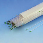 Globe Scientific 100% Plastic Micro-Hematocrit Capillary Tube with Green Tip, Ammonium Heparinized, 100 per Vial, 10 Vials / Unit - 51684 - 1000 Each