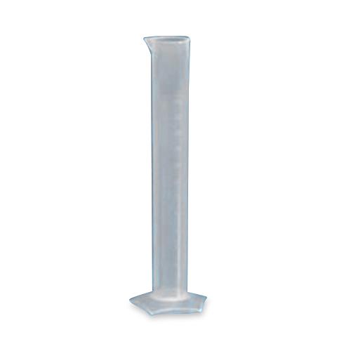 Globe Scientific PP Graduated Cylinder, Polypropylene, Molded Graduations, 25mL - 601077-1 - 1 Each
