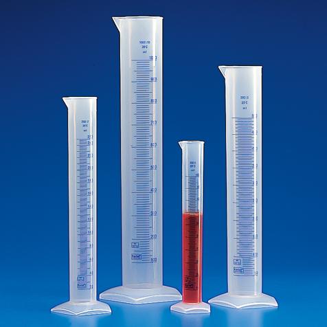 Globe Scientific Printed Graduated Cylinder, Polypropylene, 10 mL, Each - 602560-1 - 1 Each