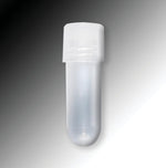 Polypropylene Sample Tube with External Threads and Round Bottom, 2 mL, PP Non-Graduated - 6031 - 1000 Each
