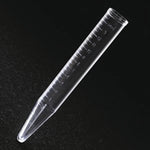 Globe Scientific Plain Top Centrifuge Tube, 15mL, Polystyrene, Molded Graduations, 250 per Bag - 6260-250 - 250 Each