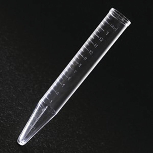 Globe Scientific Plain Top Centrifuge Tube, 15mL, Polystyrene, Molded Graduations, 250 per Bag - 6260-250 - 250 Each