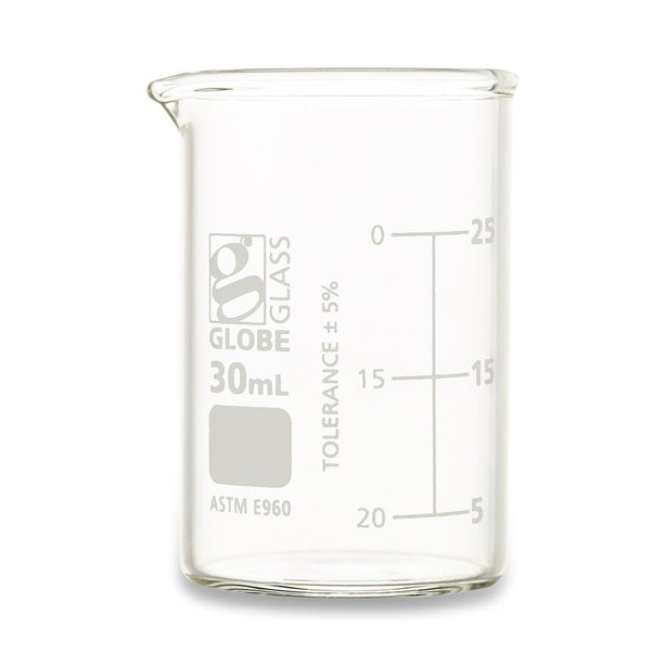 GLOBE SCIENTIFIC INC Globe Griffin-Style Glass Beakers 8010030-12 12 Each-MDL-DLS801003012