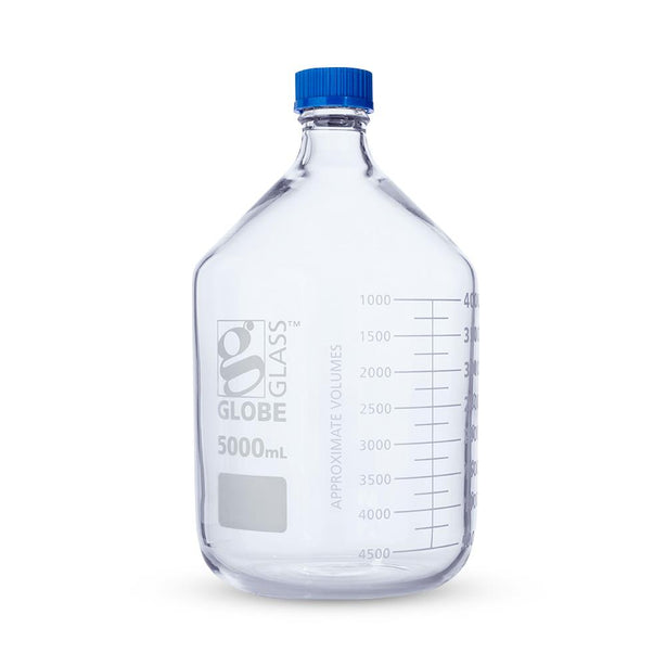 5000 mL Media Bottle, Glass, Gl45 - 8105000 - 1 Each