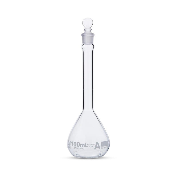 GLOBE SCIENTIFIC INC Class A GLS Volumetric Flask by GlobeSci 8200100 12 Each-MDL-DLS8200100