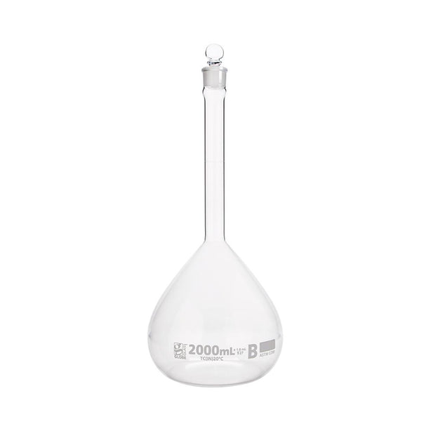 GLOBE SCIENTIFIC INC Class B GLS Volumetric Flask by GlobeSci 8252000 4 Each-MDL-DLS8252000