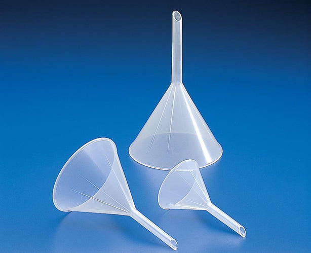 Globe Scientific Disposable Polystyrene Funnel for use with 12.5 cm Filter Paper, 65 mm - DLS8302