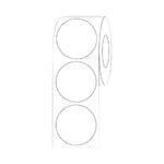 Globe Scientific by GlobeScientific Cryogenic Label Rolls with 25 mm Dots, White - LCR-25W - 500 Each