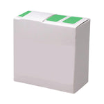 Globe Scientific by GlobeScientific Cryogenic Label Rolls, White, 38 mm x 13 mm, Green - LCR-38X19G - 1000 Each