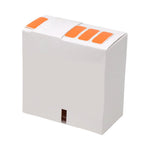 Globe Scientific by GlobeScientific Cryogenic Label Rolls, White, 38 mm x 13 mm, Orange - LCR-38X19N - 1000 Each