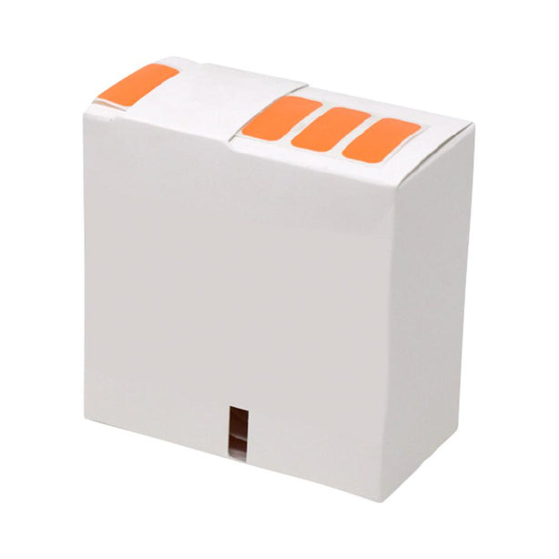 Globe Scientific by GlobeScientific Cryogenic Label Rolls, White, 38 mm x 13 mm, Orange - LCR-38X19N - 1000 Each