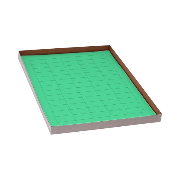 Globe Scientific Cryogenic byGlobeScientific Cryo Label Sheets, 38 x 19 mm, for General Use, Green, 20 Sheets, 60 Labels/Sheet - LCS-38X19G - 1200 Each