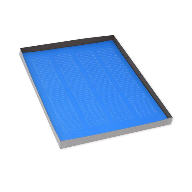 Globe Scientific Cryogenic byGlobeScientific Cryo Label Sheets, 38 x 6 mm, for Microplates, Blue, 20 Sheets, 156 Labels/Sheet - LCS-38X6B - 3120 Each