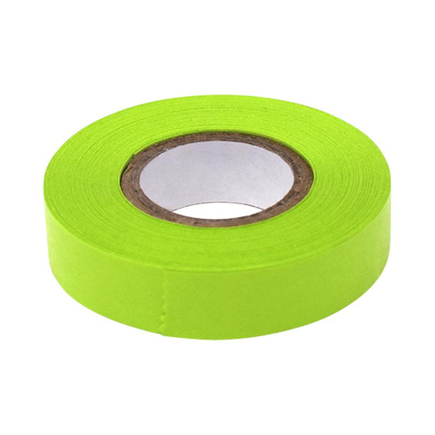 Globe Scientific Labeling Tape, Chartreuse, 1/2" x 500" Roll, 6 Rl/Bx - LT-05X500CH - 6 Each