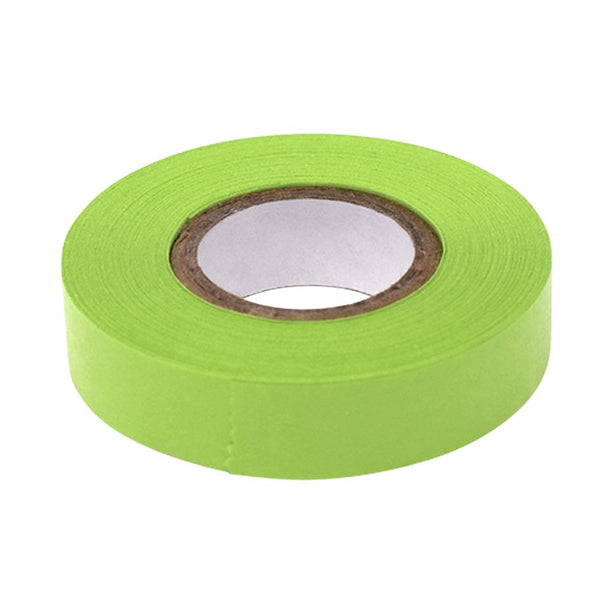Globe Scientific Labeling Tape, Lime, 1/2" x 500" Roll, 6 Rl/Bx - LT-05X500LM - 6 Each