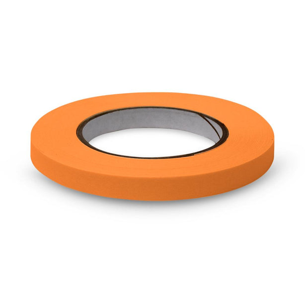 Globe Scientific Labeling Tape, Orange, 1/2" x 60-yd. Roll, 6 Rolls/Case - LT-05X60N - 6 Each