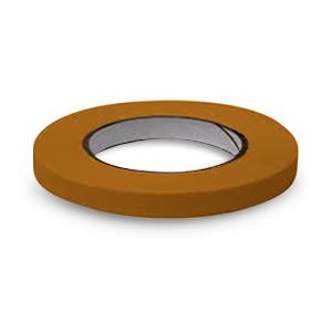 Globe Scientific Labeling Tape, Tan, 1/2" x 60-yd. Roll, 6 Rolls/Case - LT-05X60T - 6 Each