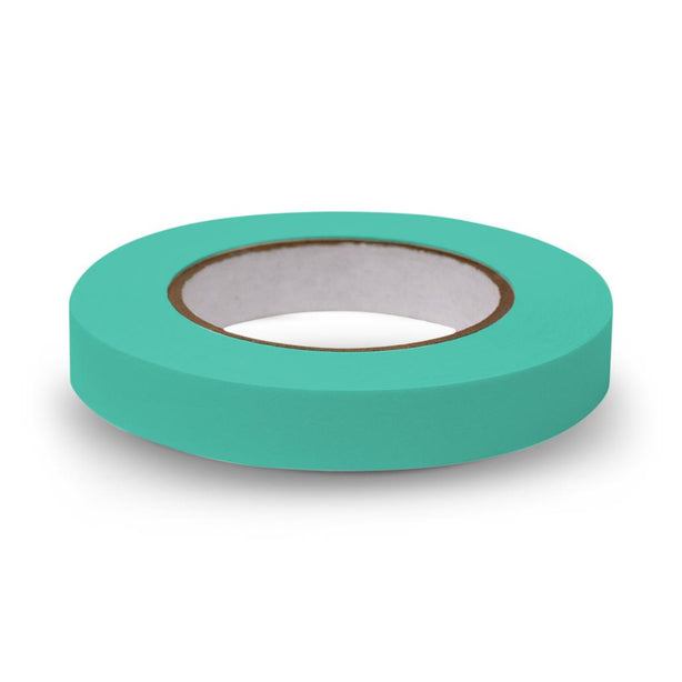 Globe Scientific Labeling Tape, 0.75" x 60 yd. Roll, Aqua - LT-075X60A - 4 Each