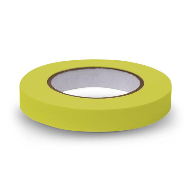 Globe Scientific Labeling Tape, 0.75" x 60 yd. Roll, Chartreuse - LT-075X60CH - 4 Each