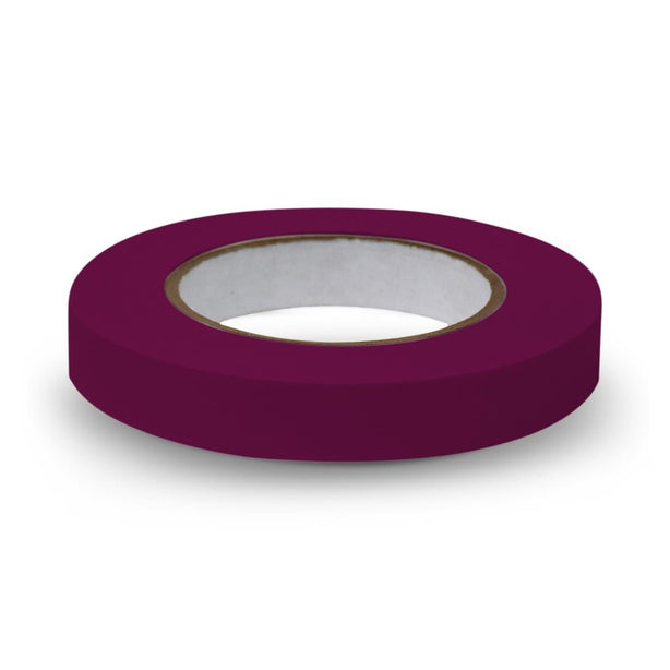 Globe Scientific Labeling Tape, 0.75" x 60 yd. Roll, Maroon - LT-075X60MR - 4 Each
